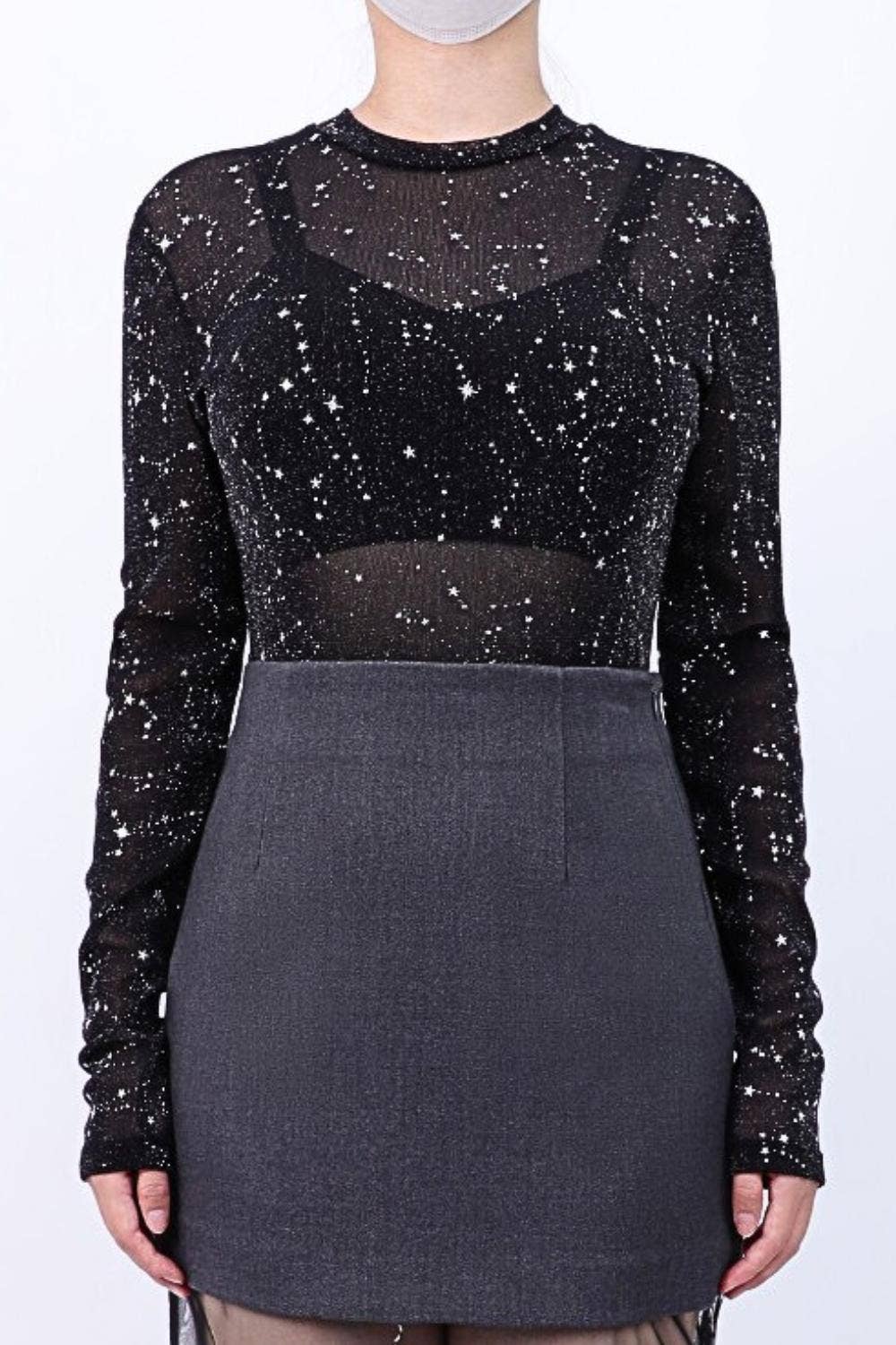 Body à manches longues Sparkle Star: L