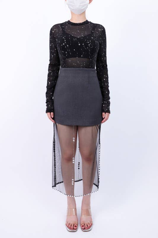 Body à manches longues Sparkle Star: L